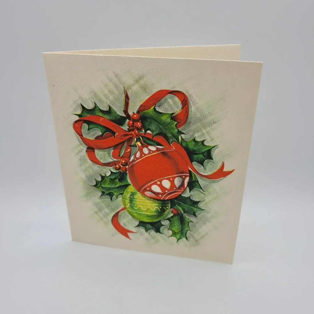 Vintage Hallmark Christmas Card Ornament‎ Decoration Holiday Greetings